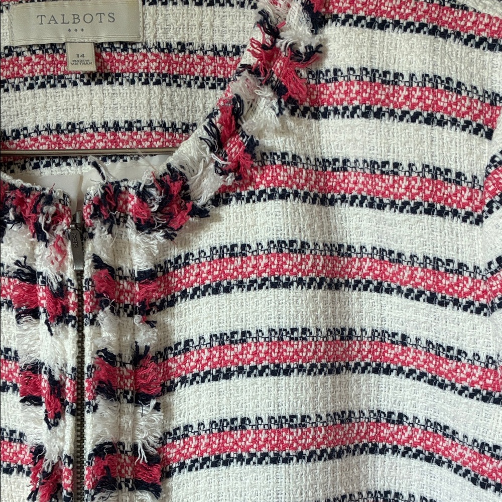 Talbots Multicolor Tweed Jacket - Picture 3 of 5